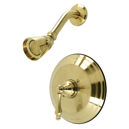Kingston Brass KB3637ALSO Pressure Balanced Shower Faucet, Brushed Brass KB3637ALSO